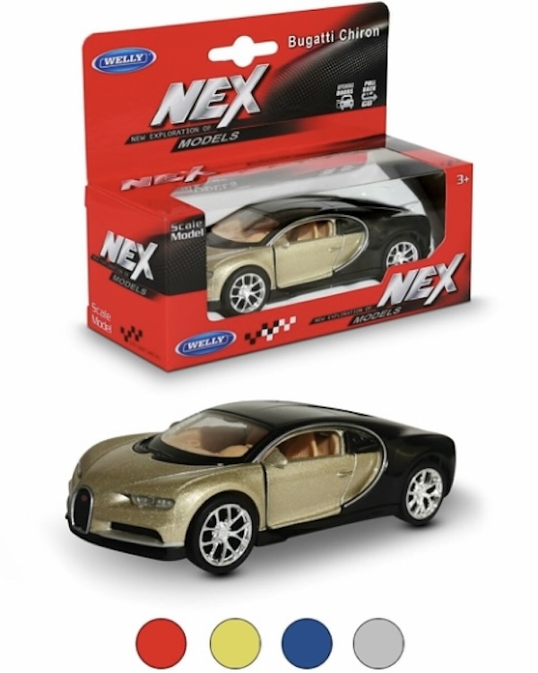  WELLY 1:38 Bugatti Chiron, . . 15*12*6  ()