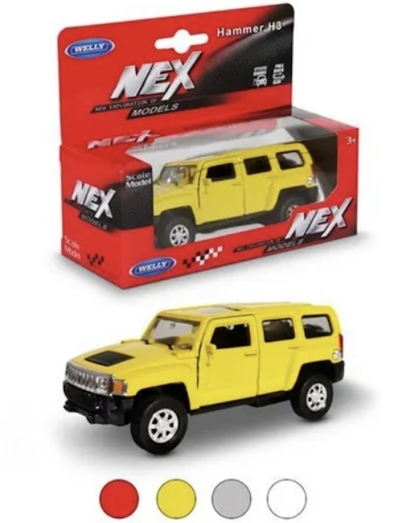  WELLY 1:38 Hummer H3, . . 15*12*6  ()