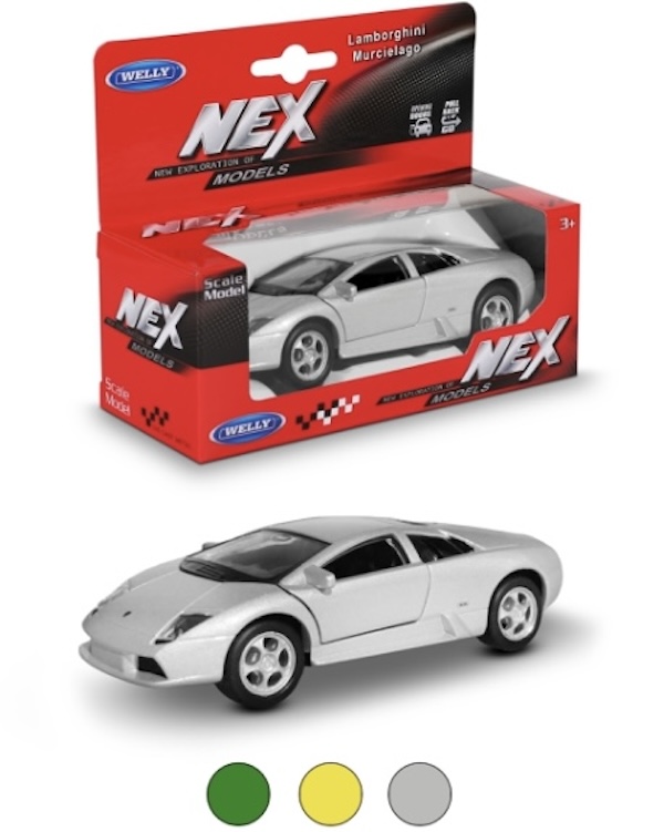  WELLY 1:38 Lamborghini Murcielago 2003, . . 15*12*6  ()