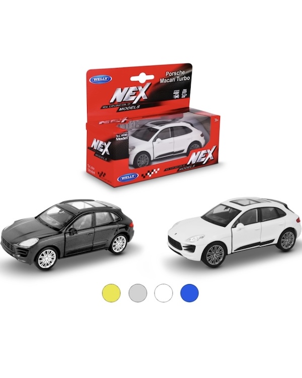  WELLY 1:38 Porsche Macan Turbo, . . 15*12*6  ()