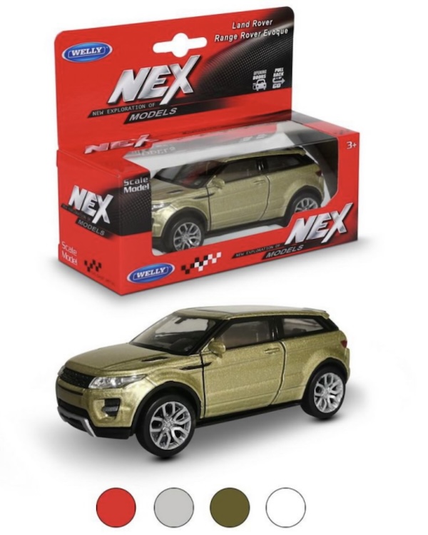  WELLY 1:38 Range Rover Evoque, . . 15*12*6  ()