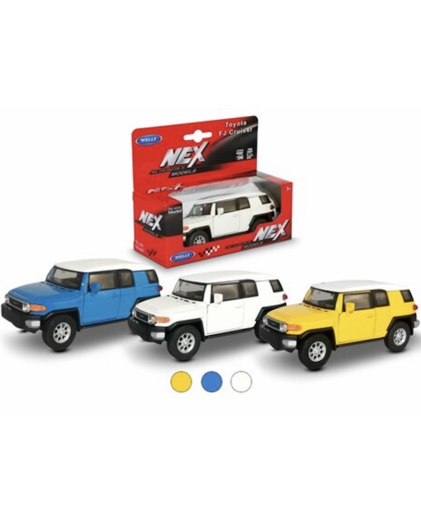  WELLY 1:38 Toyota FJ Cruiser, . . 15*12*6  ()