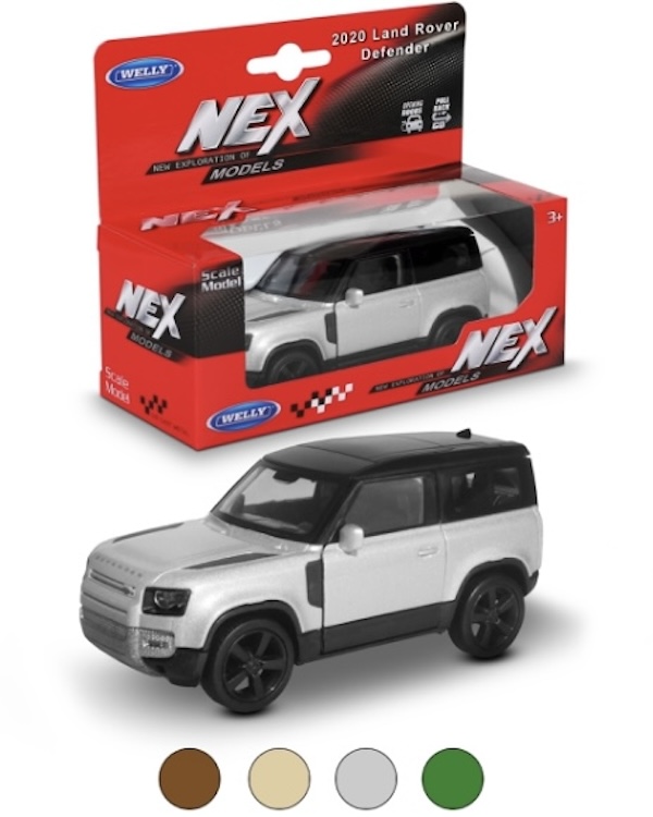  WELLY 1:38 Land Rover Defender 2020, . . 15*12*6  ()