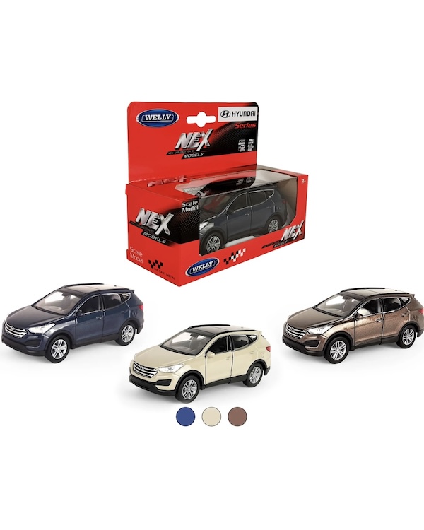  WELLY 1:38 Hyundai Santa Fe, . . 15*12*6  ()